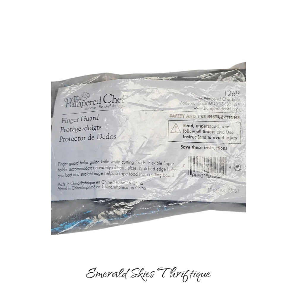 Pampered‎ Chef Finger Guard #1269 Knife Guide - Discontinued 🆕